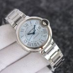 TW Factory Cartier 33*10MM NH05 Movement Sapphire Glass Steel Strap Couple Watch